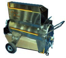 American Kleaner Leader III used and rebuilt diesel fired hot water pressure washer with 1000 pounds per square inch at 3 gallons per minute and a 110 volt motor