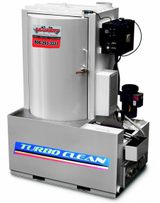 Turbo Clean front loader solvent free 220/460 volt parts washer with 3 or 5 horse power vertical sealless pump and roller door
