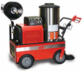 Fuel Oil Heated and Electric Powered Hotsy 800 Series Hot Water Pressure Washer