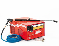 Electric Heated and Powered Hotsy Hot Water Pressure Washer