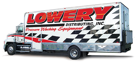Lowery Distributing Pressure Washer Equipment truck